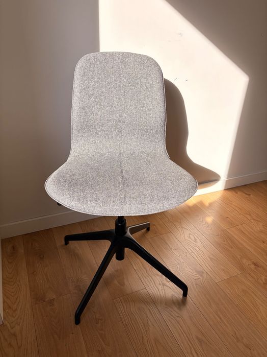 Krzesło biurowe obrotowe IKEA LANGFJALL ciemnoszare JAK NOWE