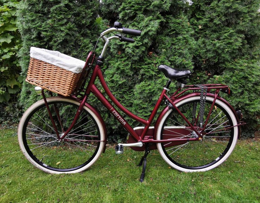 CORTINA U4 Rama 49cm na wzrost 155–175cm BORDO Metallic JAK NOWA