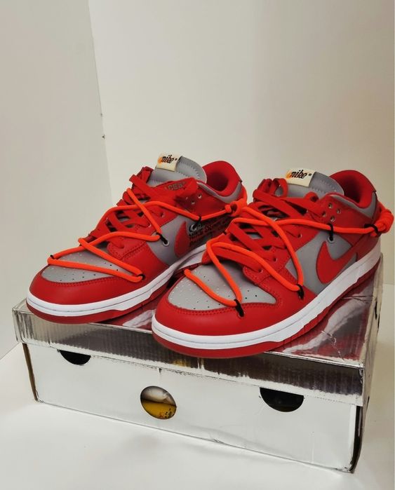 Nike Dunk Low Off-White University Red