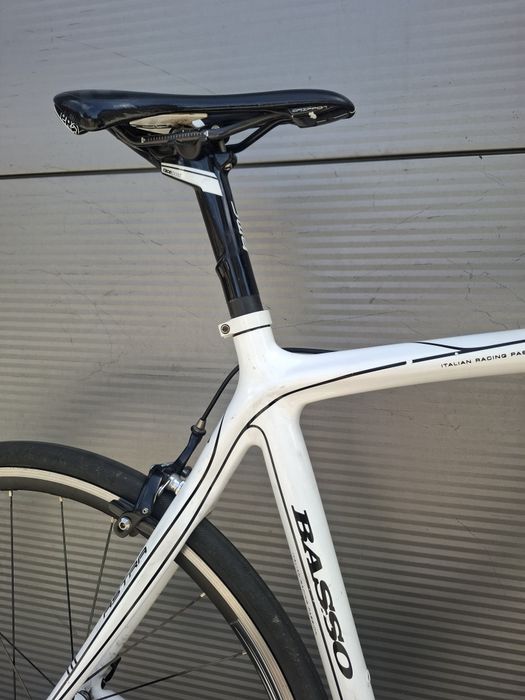 Rower szosowy szosa Basso Astra Italian karbon ultralekki pełna grupa Campagnolo Athena r. 58 koła Fulcrum Racing 3