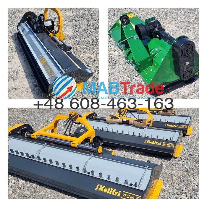 Kosiarka bijakowa ATV Quad Przyczepka Leśna Pług Posypywarka Kellfri