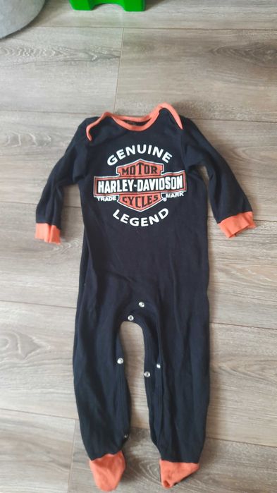 Pajacyk Harley Davidsona, rozmiar 9-12  miesięcy