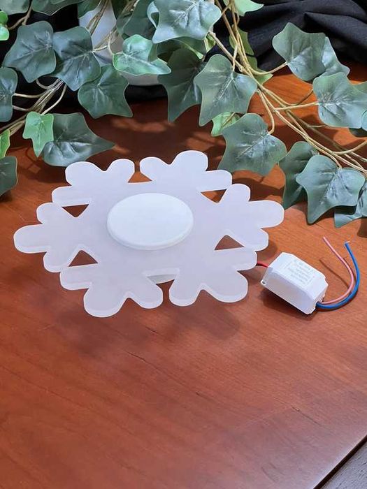 Luz LED Noturna Floco Neve