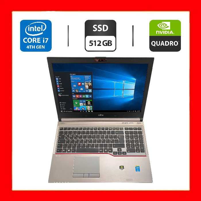 Ноутбук Б-клас Fujitsu Celsius H730 / 15.6" (1920x1080) TN / Core i7-4900MQ (4 (8) ядра по 2.8 - 3.8 GHz)/ 16 GB DDR3/ 512 GB SSD/ Quadro K2100M, 2GB