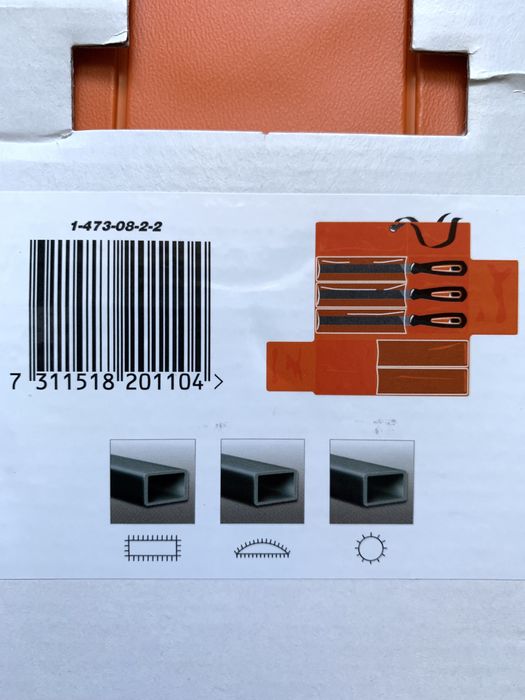 Наборы торцевых головок 1/4 BAHCO SL25, Набор напильников BAHCO (3 шт)