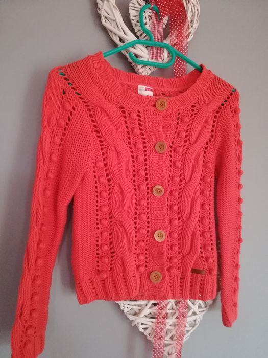 Sweter KIDS bawełniany ażurowy j.Nowy