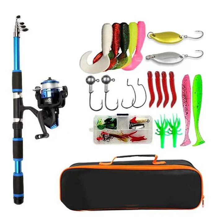 Conjunto de Cana de Pesca Novo