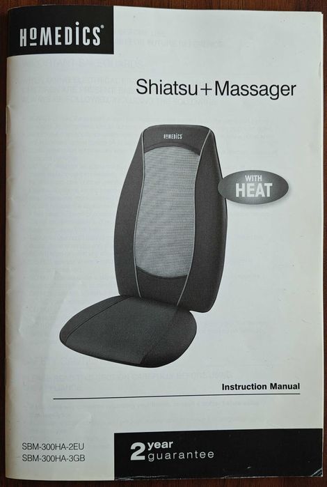 Masażer Shiatsu+Massager z podgrzewaniem Model SBM 300-HA Pilot
