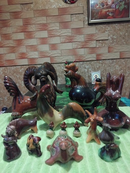 Майолика, обливная керамика, фарфор, времена СССР.