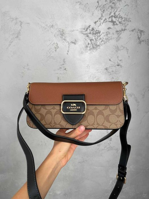 Сумка Coach 26см шкіра