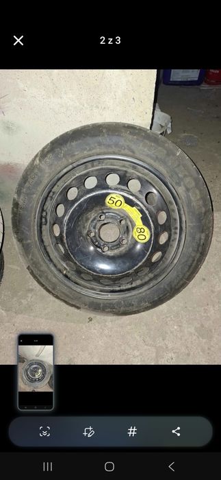 Koło dojazdowe 5x108