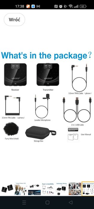 Lococo , bezprzewodowy mikrofon do przypinania