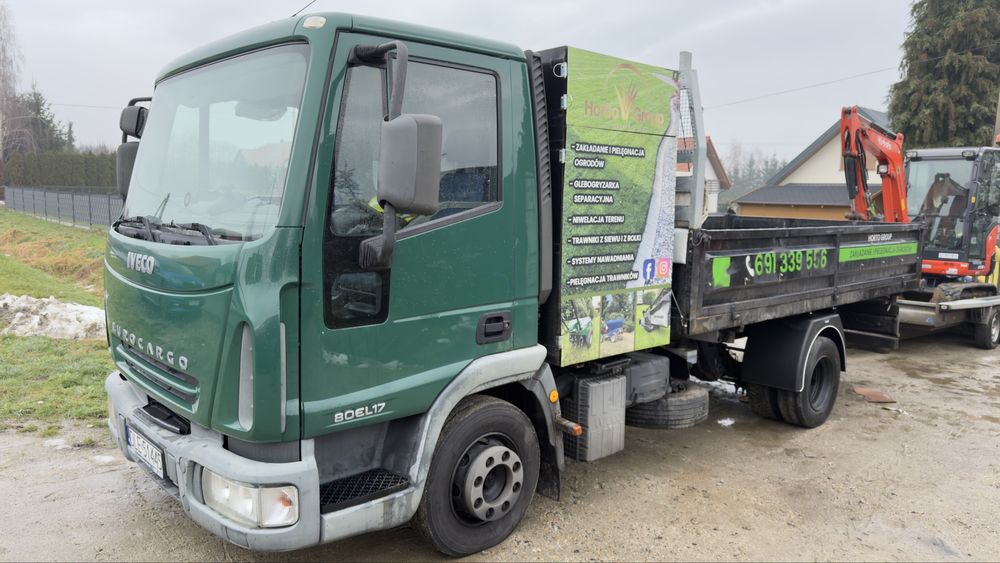 Iveco erocargo 80EL17 7,5DMC hak FV wywrotka wywrot 3 stronny