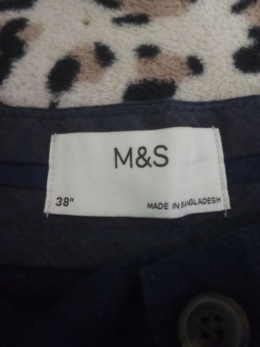 Calções azuis marinho m&s marks & Spencer