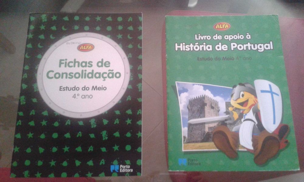 3 Livros de fichas de consolidação 4º Ano