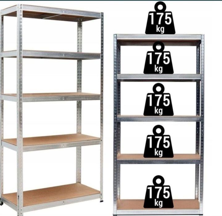 Стелаж 180×90×40 Стелаж металевий / полки / полиці / вітрина.