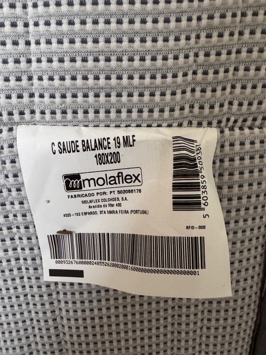 Cama Molaflex completa 180x200 em excelente estado