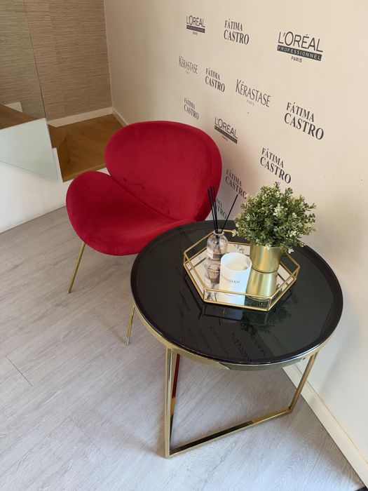 Receção cadeira e mesa