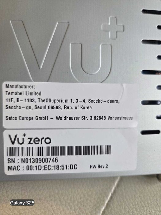 Router satelitarny vu+zero