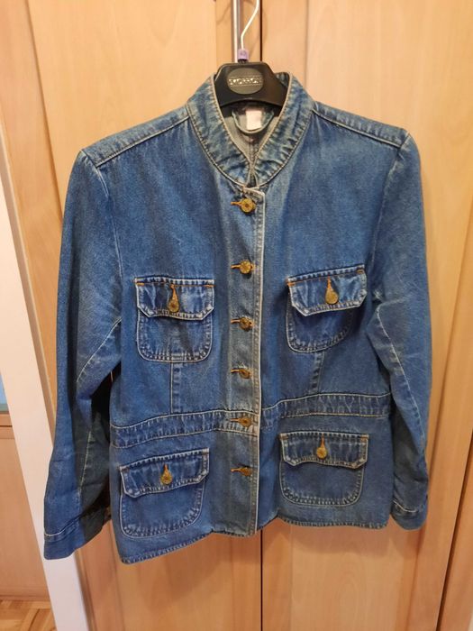 Dżinsowa marynarka damska