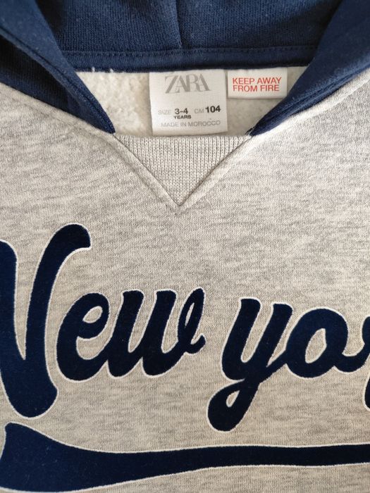 Bluza z kapturem Zara 104 super stan