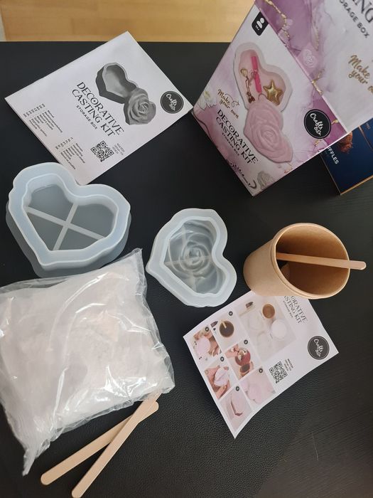 Pudełeczko z różą do własnoręcznego wykonania