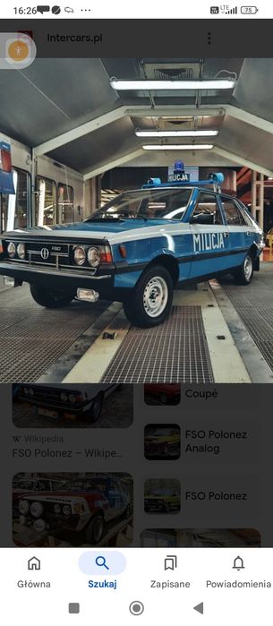 Silnik Polonez FSO  zabawka