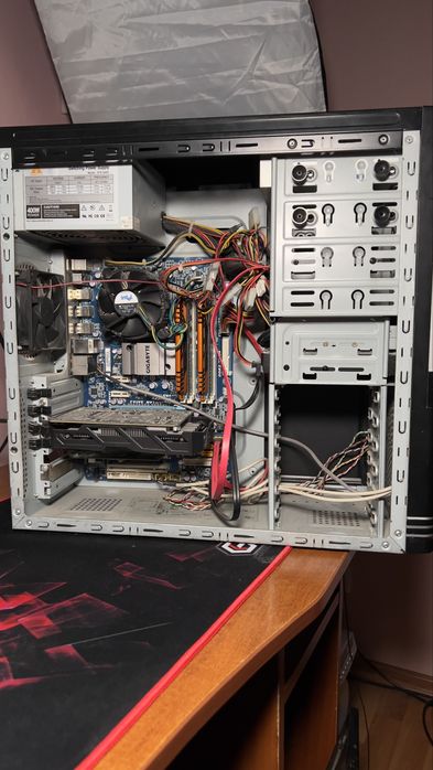 ПК Intel Xeon CPU E5440 2.83 GHz Radeon RX460 GDDR 5, 16 gb OЗУ