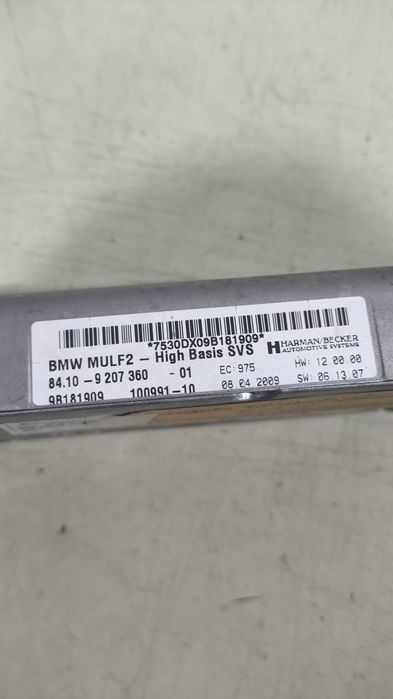Módulo de Controlo Bluetooth (MULF2) BMW Serie 1/3/5/7/X (E8x/E9x/E6x/F0x/E7x) MINI (Rx)  9207.360