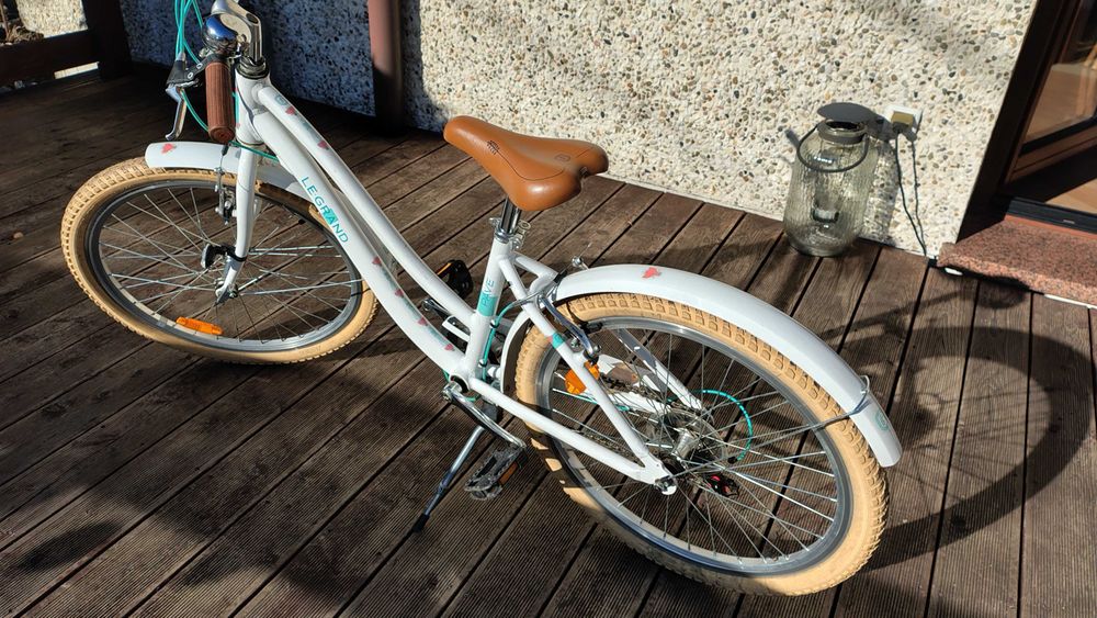 Rower damski/dziewczęcy biały 24"