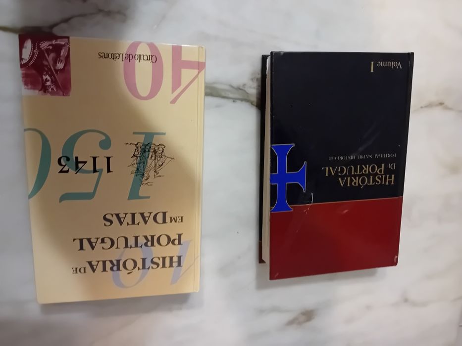 Conjunto de 2 Livros de História de Portugal