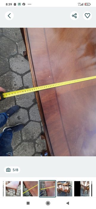Stół plus 6 krzeseł
