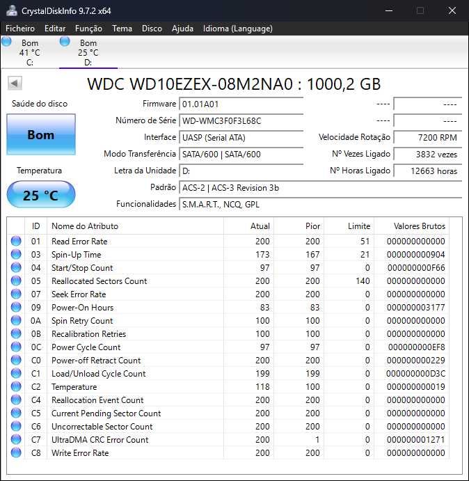 HDD Disco Rígido WD Blue 1TB 3.5" 7200rpm SATA III