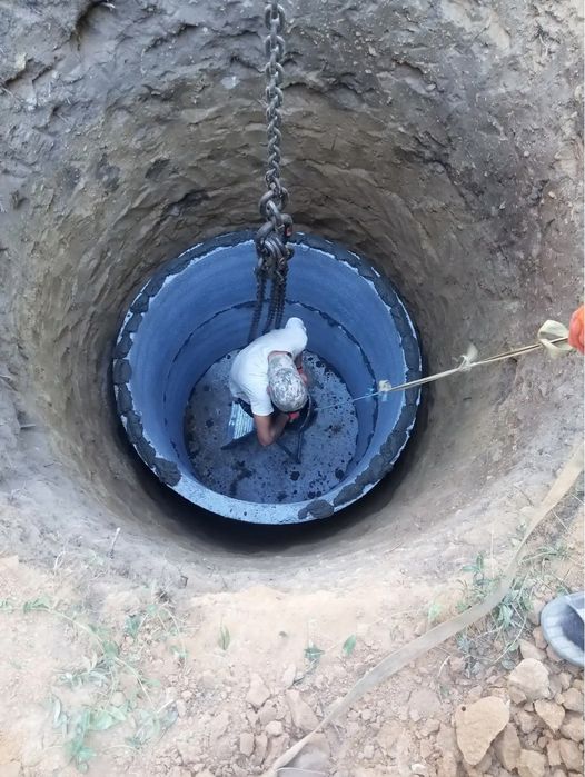 Бассейн для питьевой воды, земляные работы, копка траншей, септик