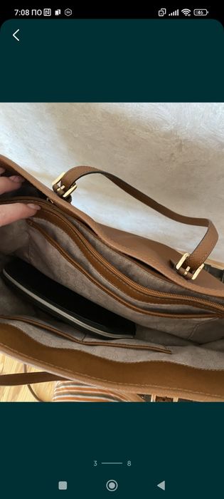 Michael Kors продам дві чудові вмісткі шкіряні оригінальні сумки