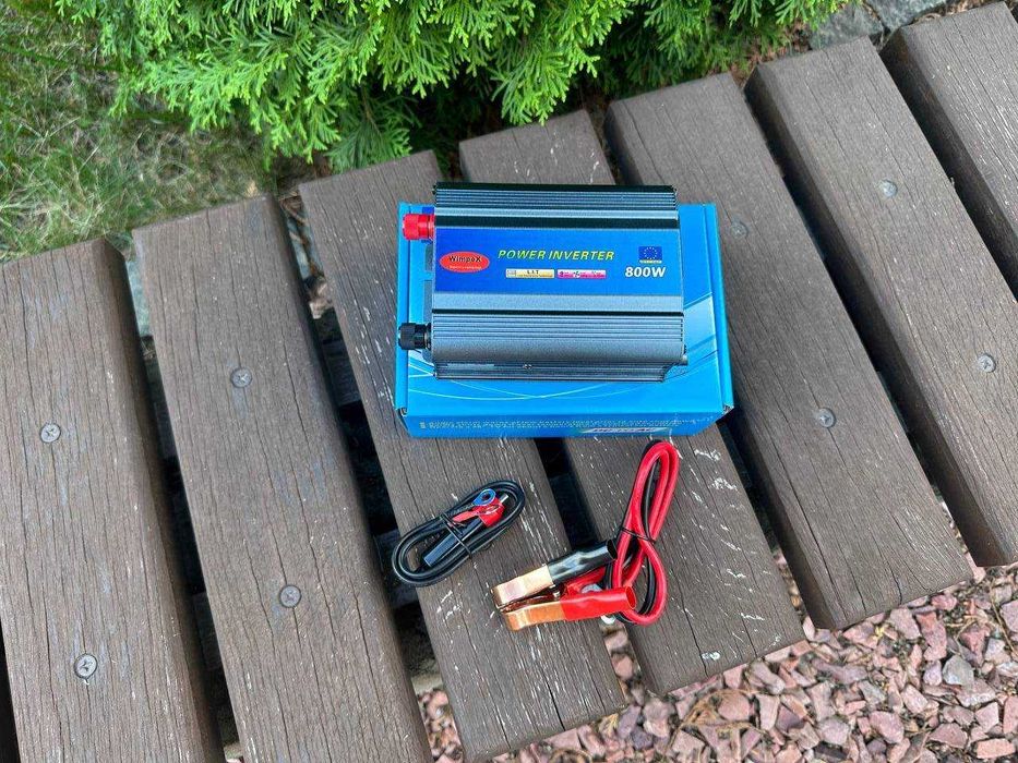Инвертор 800ватт чистый синус 12v 220v 800ватт. Переторювач струму