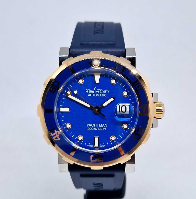 Paul Picot Yachtman III Date P1151.SRG.1604 steel\ Gold 18 K