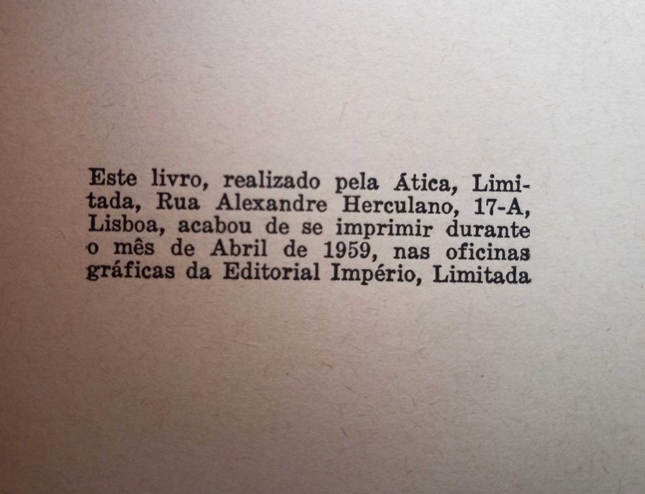 Da Poesia Portuguesa - Jorge de Sena - 1ªEdição