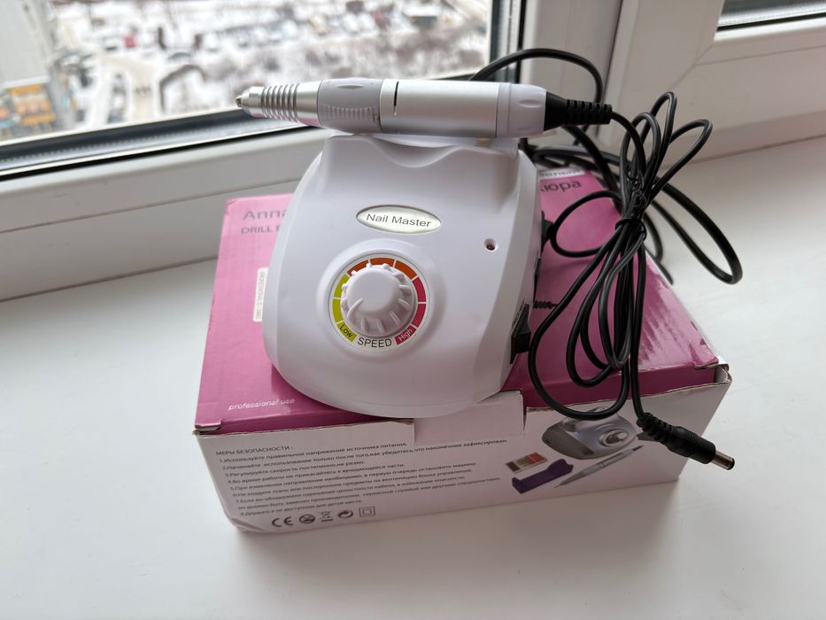 Апарат для манікюру та педикюру Nail Master Drill Pro 35 000 об/хв