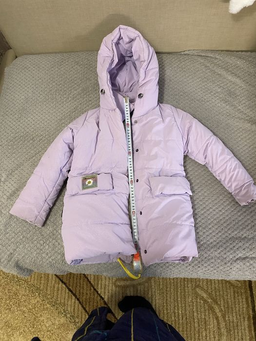 Куртка зимова тепла дівчинка 110