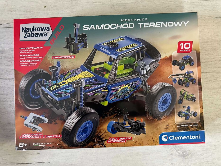 Klocki konstrukcyjne Łazik Autko terenowe Clementoni