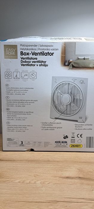 Wentylator stołowy podłogowy Easy Home