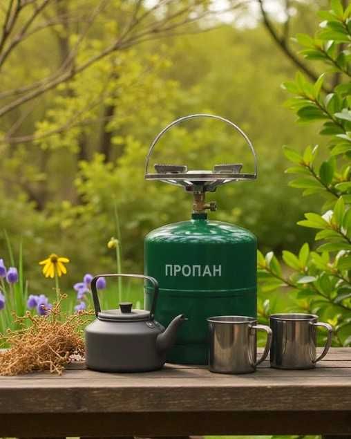 Газовый комплект 8 л для кемпинга, рыбалки и дачи