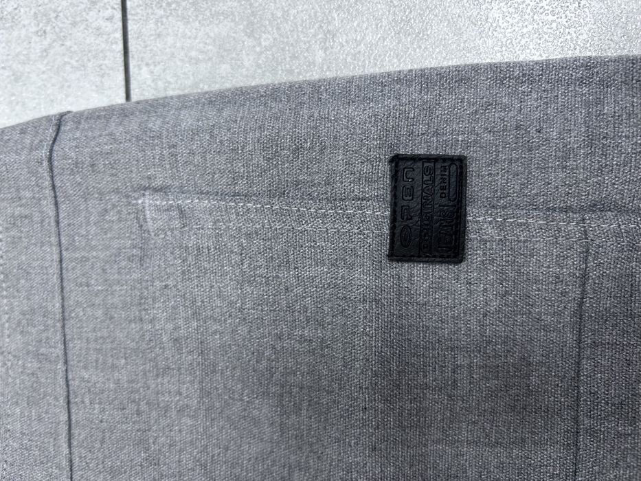 Spodnie szare materiał roz M/L