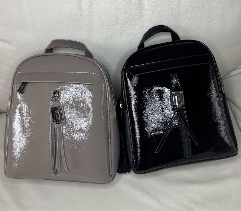 Жіночий рюкзак лакований, женский рюкзак лаковый