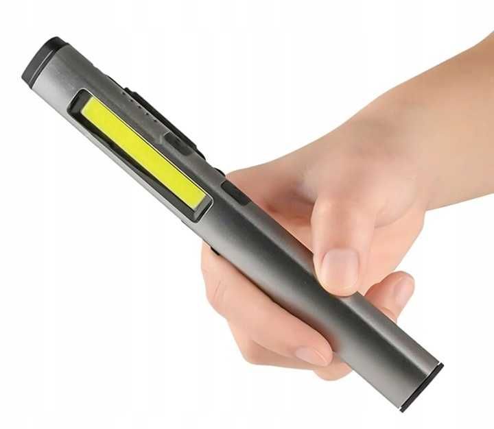 Latarka warsztatowa laser LED aku  400LM