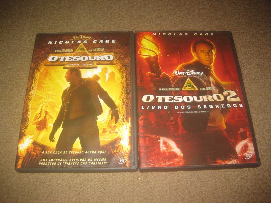 Colecção Completa em DVD "O Tesouro" com Nicolas Cage