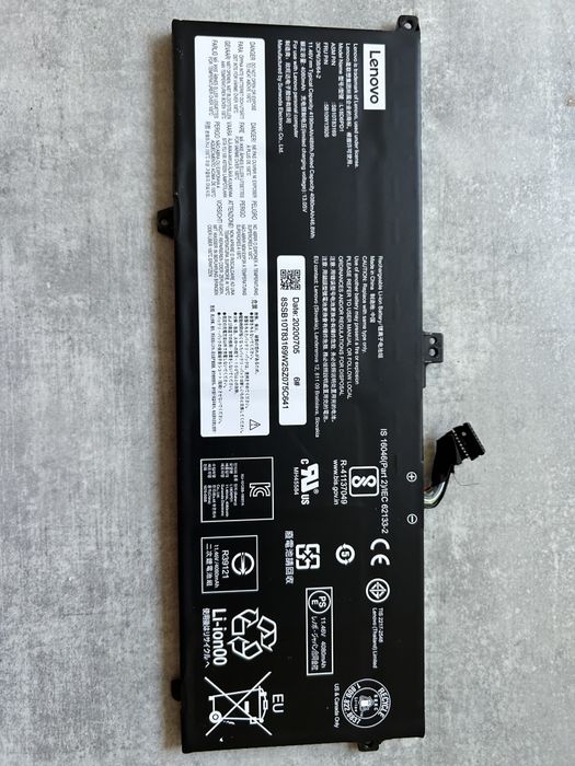 Bateria Lenovo L18D6PD1 x390 x395 x13 gen 1 oryginał
