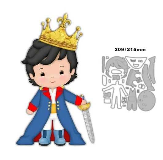 Conjunto de Cortantes Principezinho Tamanho Grande 21,5 x 20,9 cm