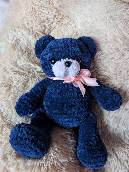 Плюшевий Ведмедик "Ніч і Троянда" (Navy Bear)